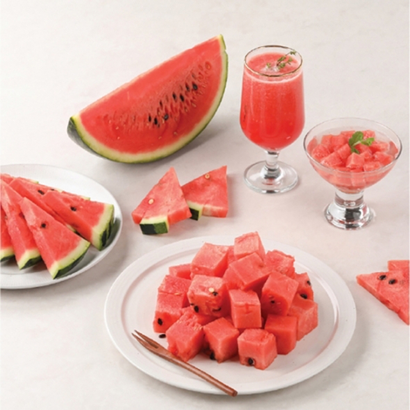 [부엌애] 11브릭스이상 당도선별 꿀수박 스윗수박 4kg~9kg