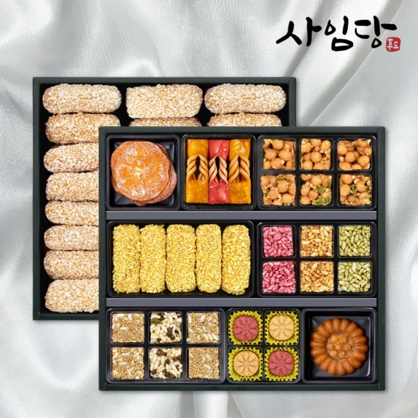 [사임당] 한과선물세트 꽃담세트2단(쇼핑백증정)