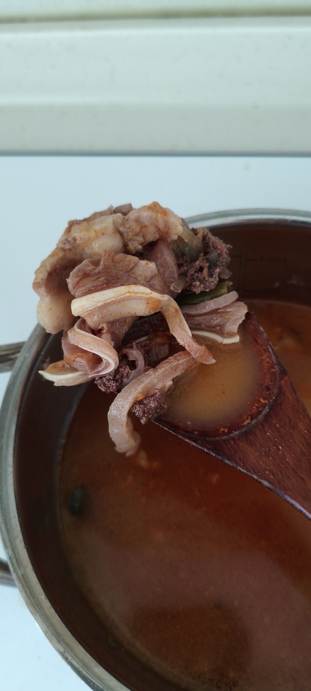 산더미 순대국밥 얼큰순대국밥 국내산 돼지국밥 얼큰 돼지국밥 150g