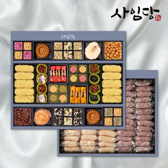 [사임당] 한과선물세트 달품세트3단(보자기증정)