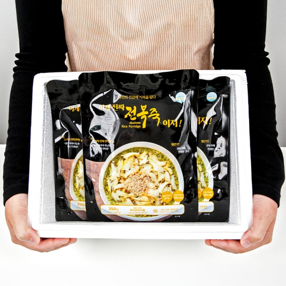 [신한카드 할인] 전복듬뿍 진도 전복 전복죽 밀키트 250g