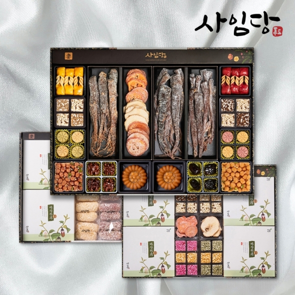 [사임당] 한과선물세트 황후화3단(보자기증정)